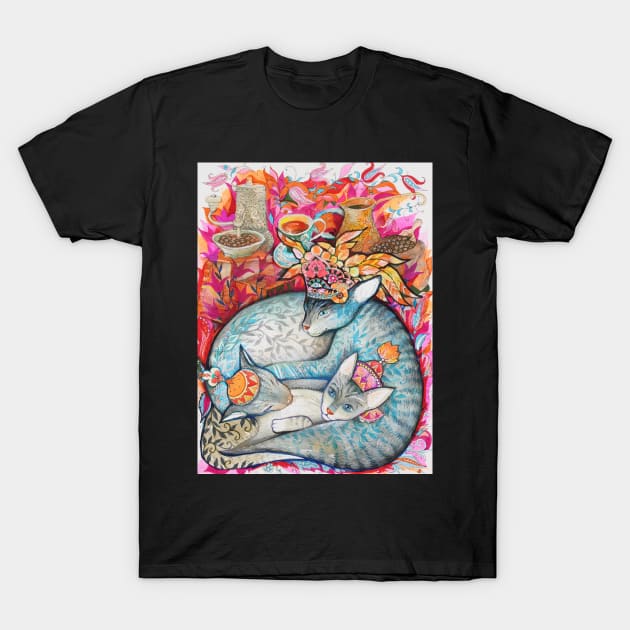 oriental beauties T-Shirt by CATS ART